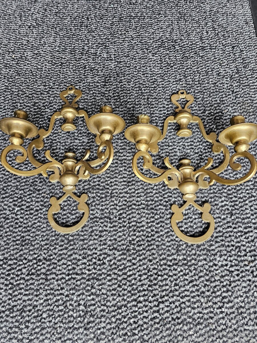 Nástěnné mosazné lampy - 2