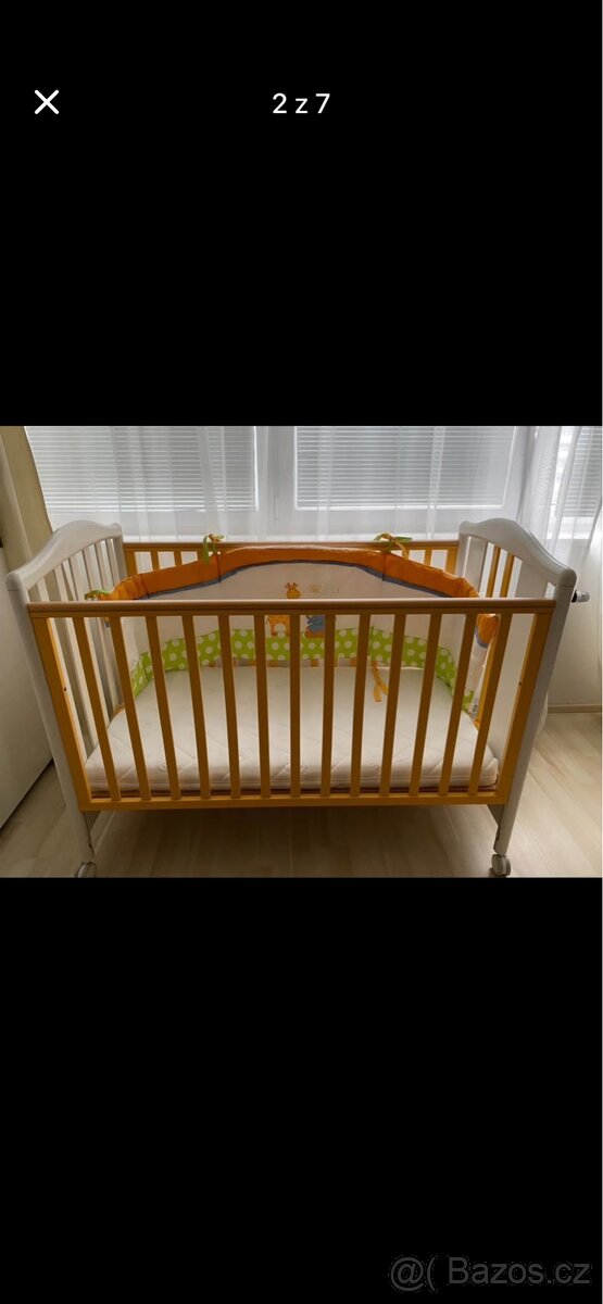 Dětská dřevená postýlka italské značky Pali - 2