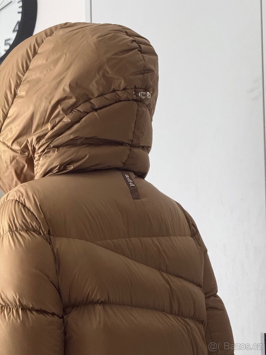 Dámská dlouhá péřová bunda, kabát značky ADD - 2