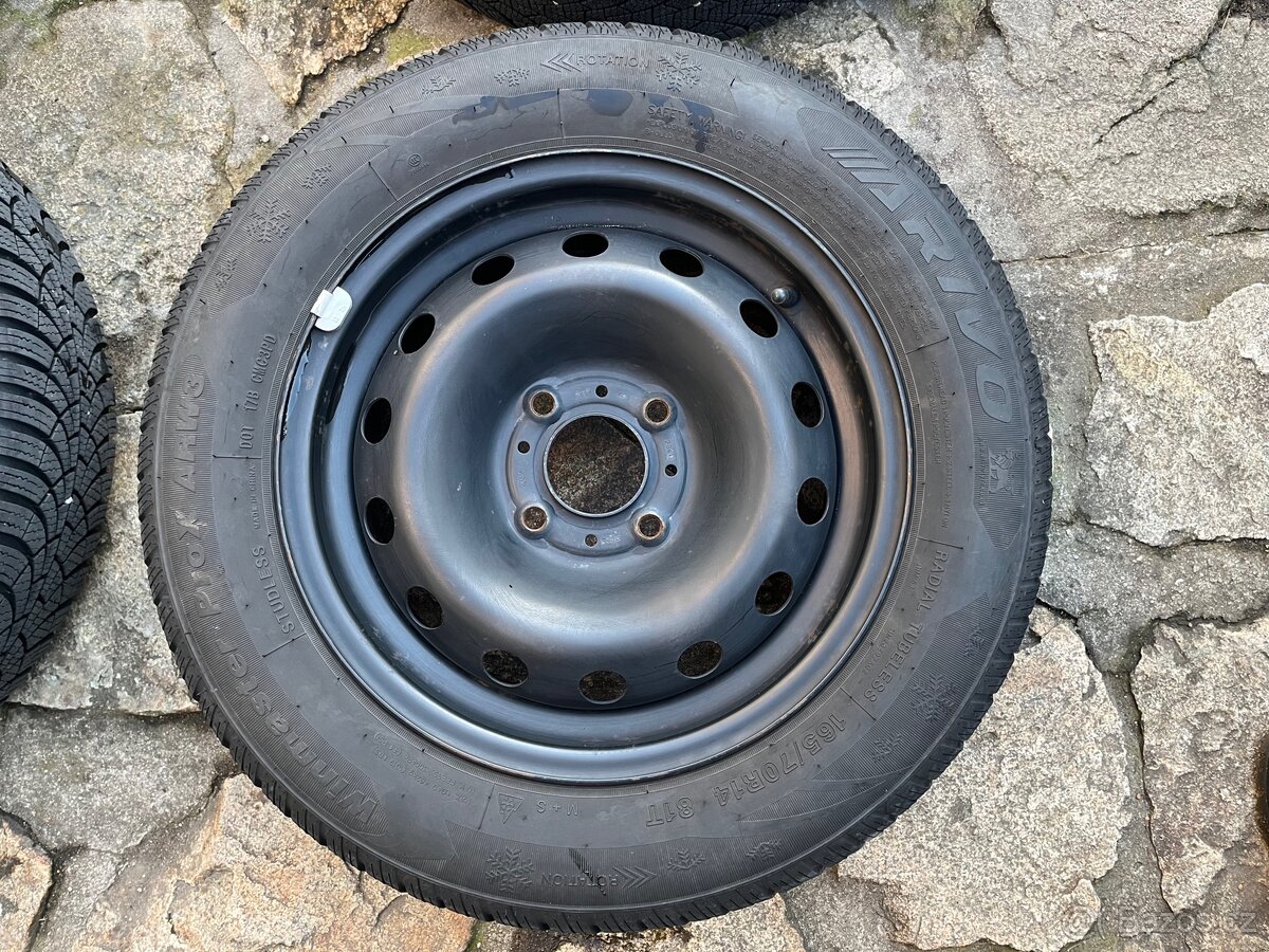 Zimní kola 5,5x14 ET24 4x108, Citroen C3 - 2