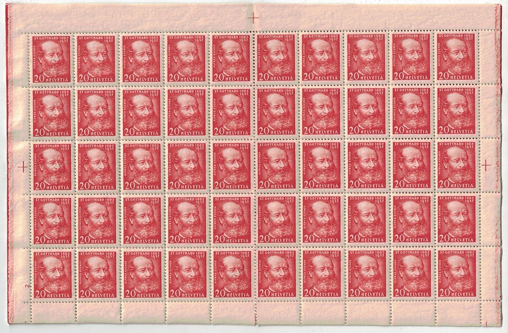 3x arch 1932 50 let Gotthardské dráhy - 2