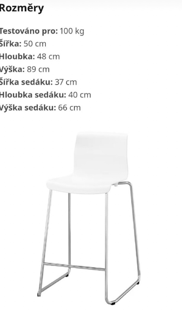 Barové zidle Ikea - 2