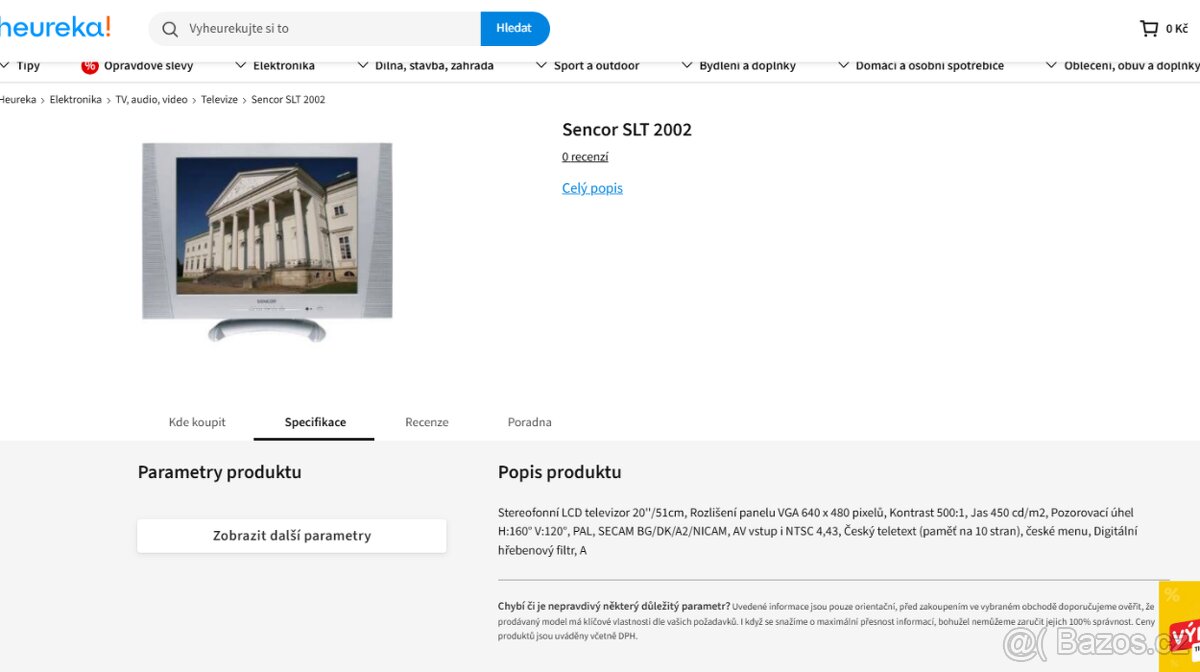 Malý TV Sencor - prodej - Brno-20palců - Brno - 2