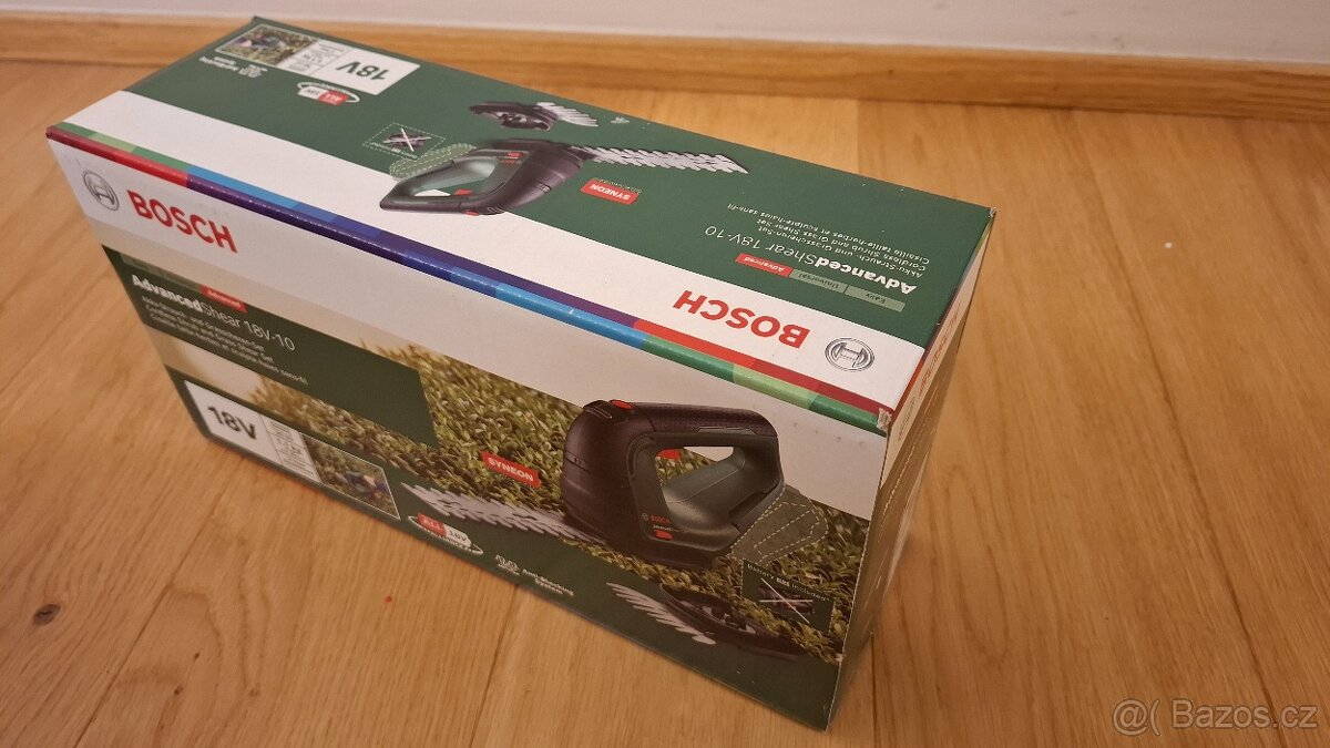 Nové Uni můžky Bosch Shear + baterie 2,5Ah + nabíječka - 2