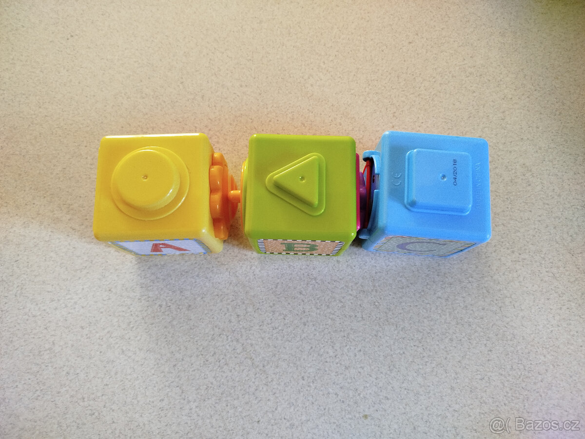 skládací kostky + šroub s matkami - 2