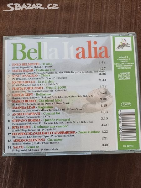 3 cd Bella Italia - 2