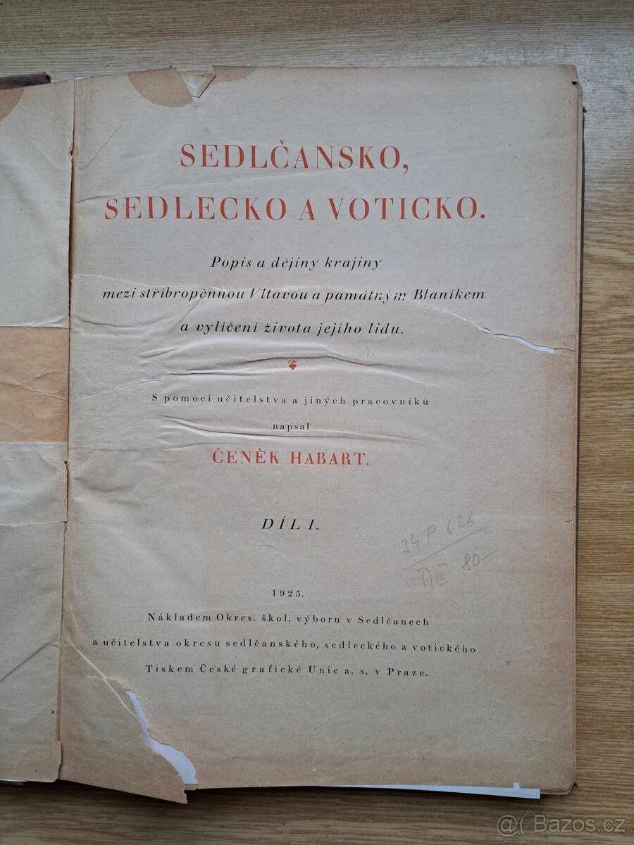 Prodám knihy Sedlčansko,Sedlecko a Voticko - 2