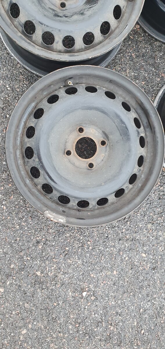 Plechová kola 4x100 R15 - 2