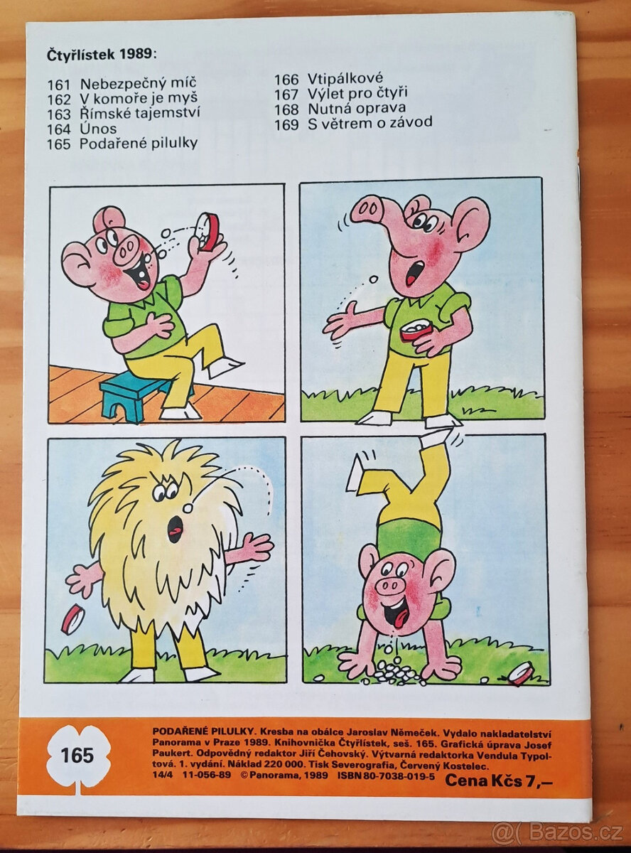 Čtyřlístek 2 kusy č. 93 a č. 165 - 2