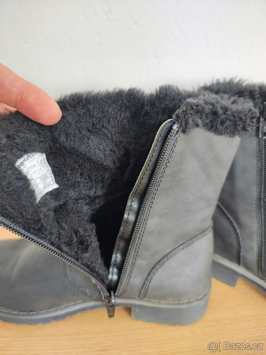 Kozačky s kožíškem vel. 34 - 2
