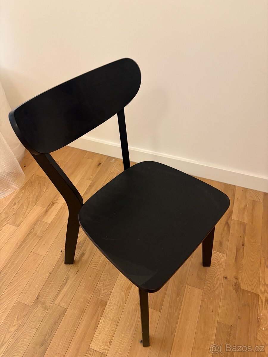 Černá jídelní židle (3ks) - 2