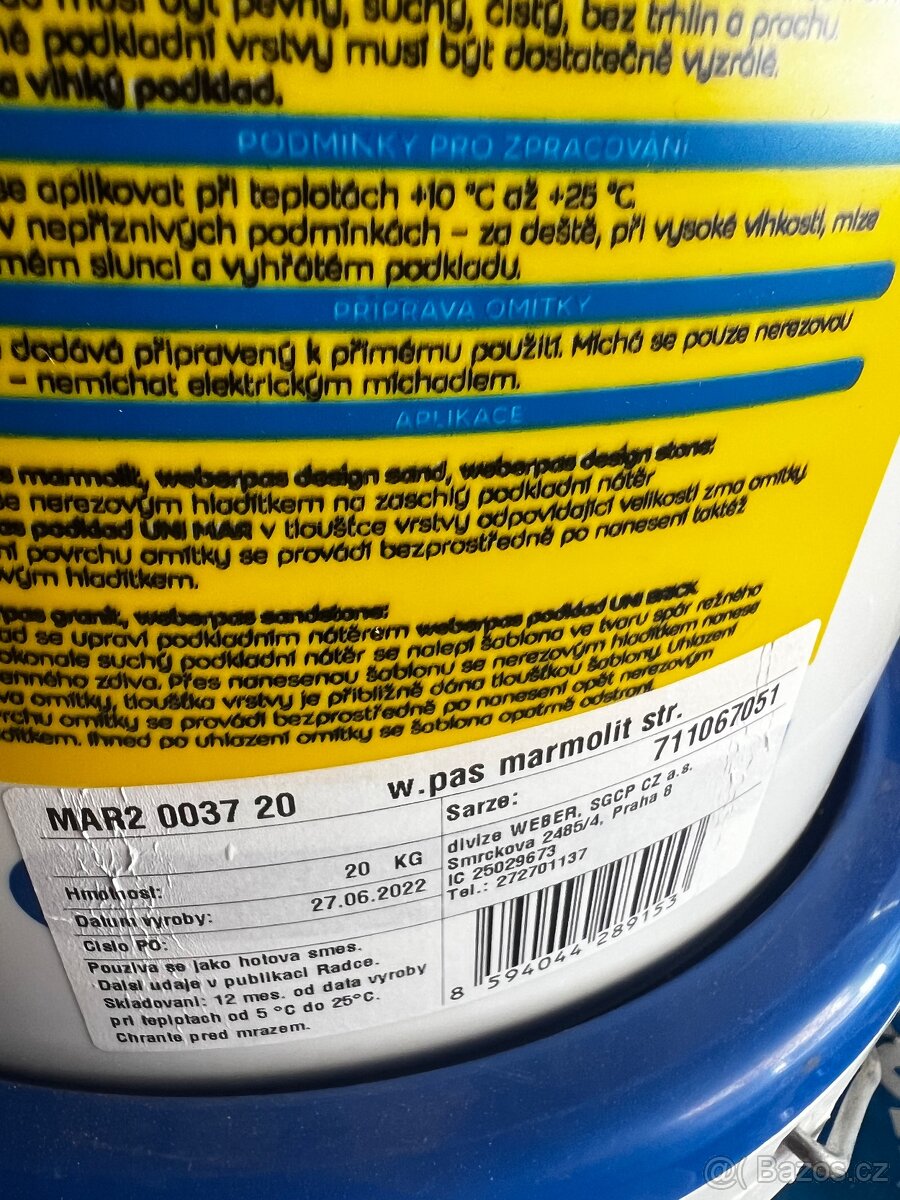 Marmolit - dekorativní omítka - 2