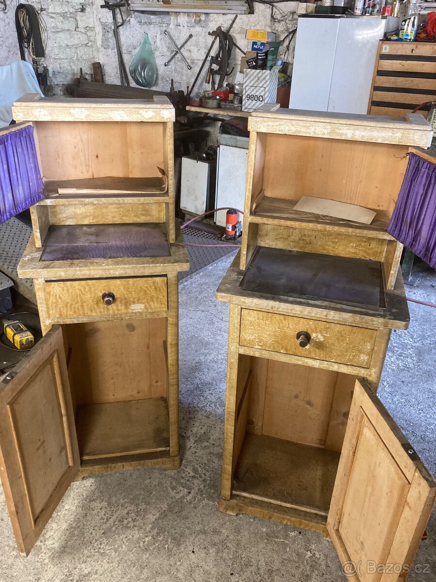 Prvorepubliková manželská postel - 2