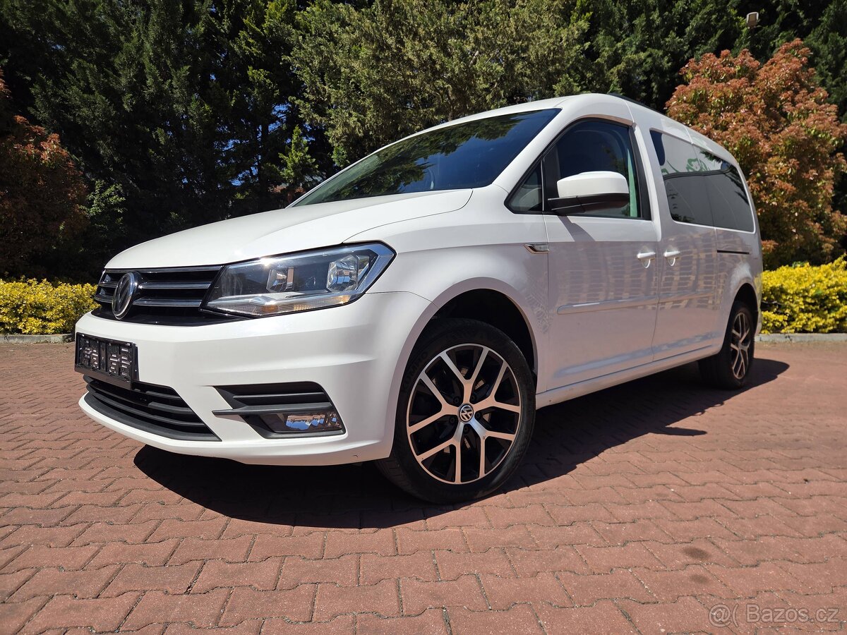 VW Caddy Maxi 2.0 TDI,7.míst,tažné,1.Majitel,2016,serviska - 2