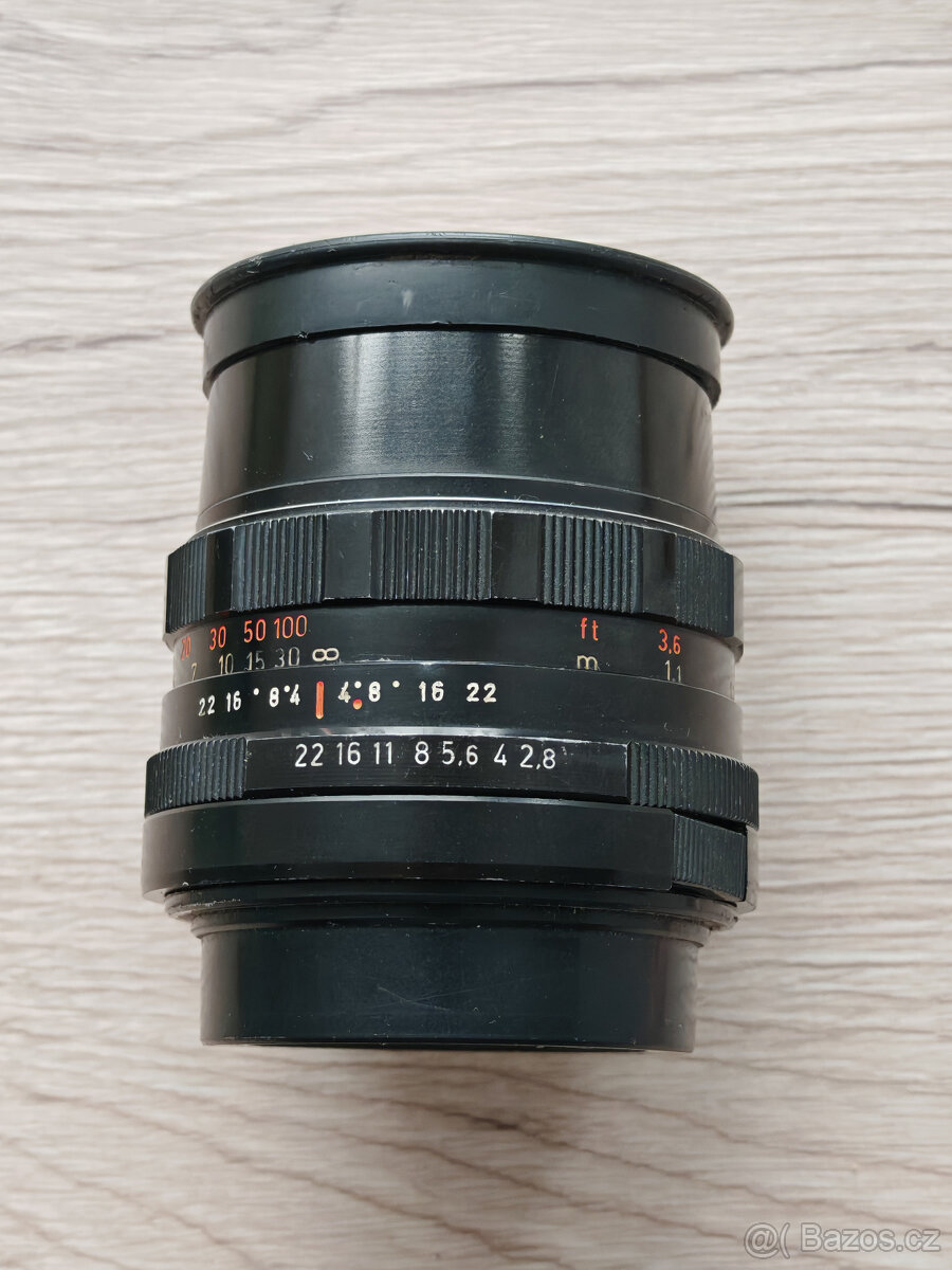 Prodám kinofilmovy objektiv PENTACON AUTO 100/2.8 - 2