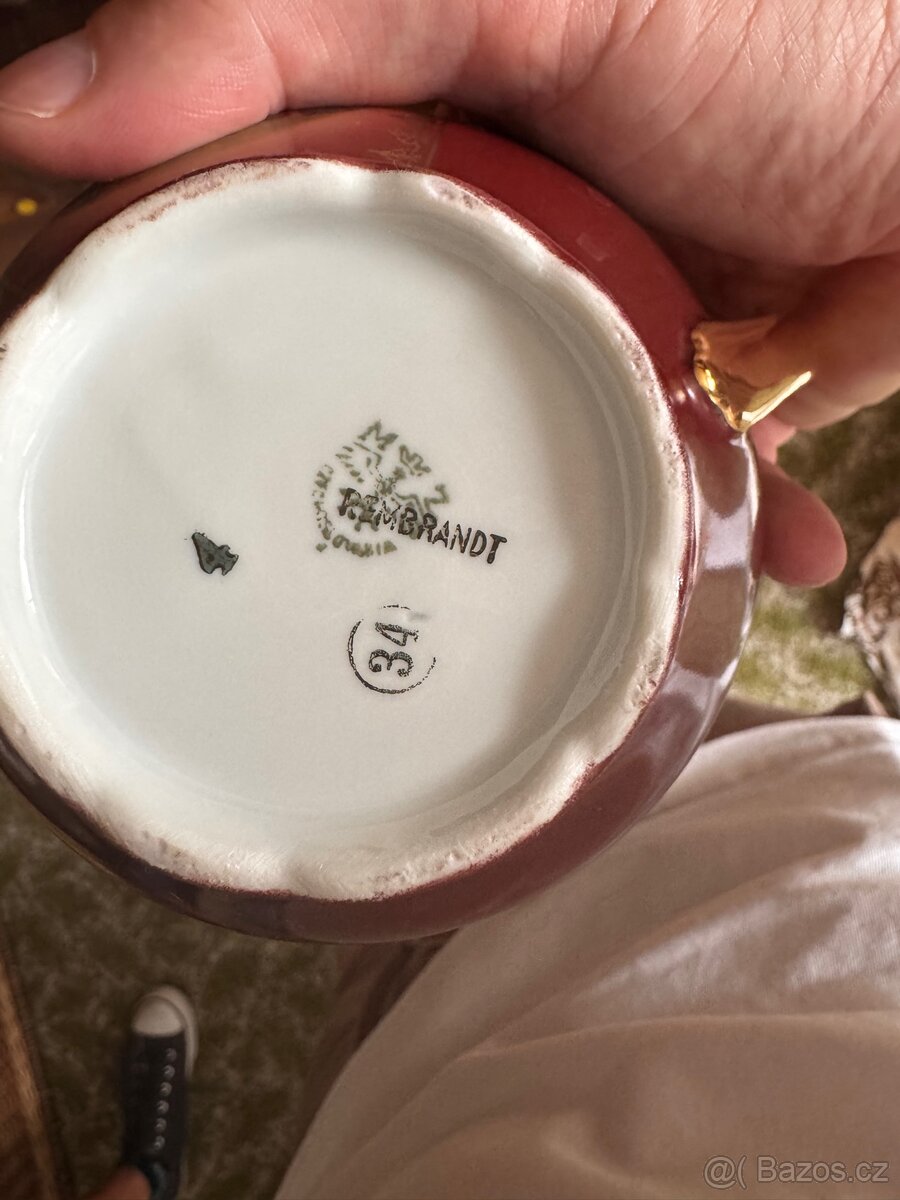 Starožitná porcelánová sada - 2