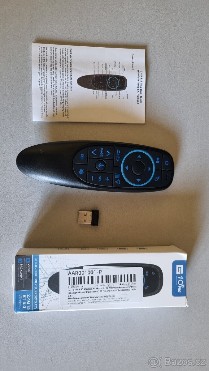 AIR Mouse mini dálkový ovladač G10S - 2