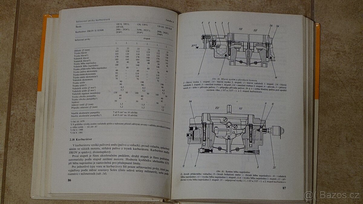 Příručka pro údržbu Škoda 105, 120 - 2