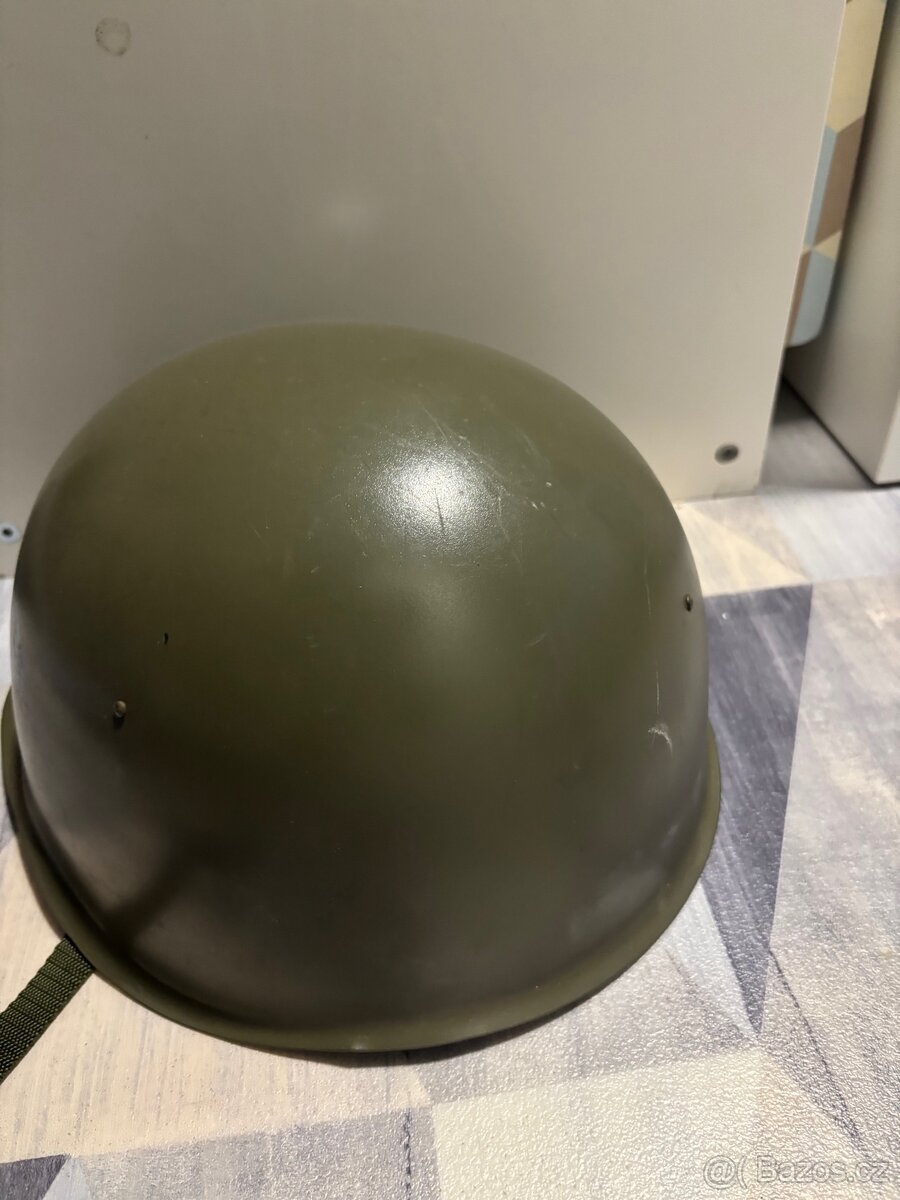 Celokovová vojenská helma - 2