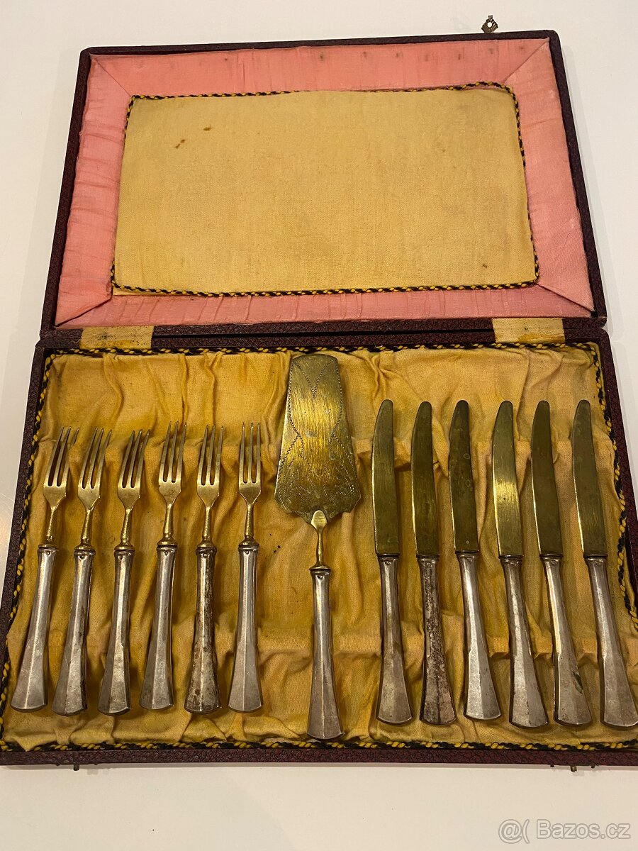 Starožitné stříbrné příbory - 2