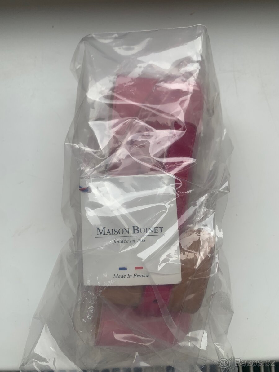 Růžový pásek Maison Boinet - 2