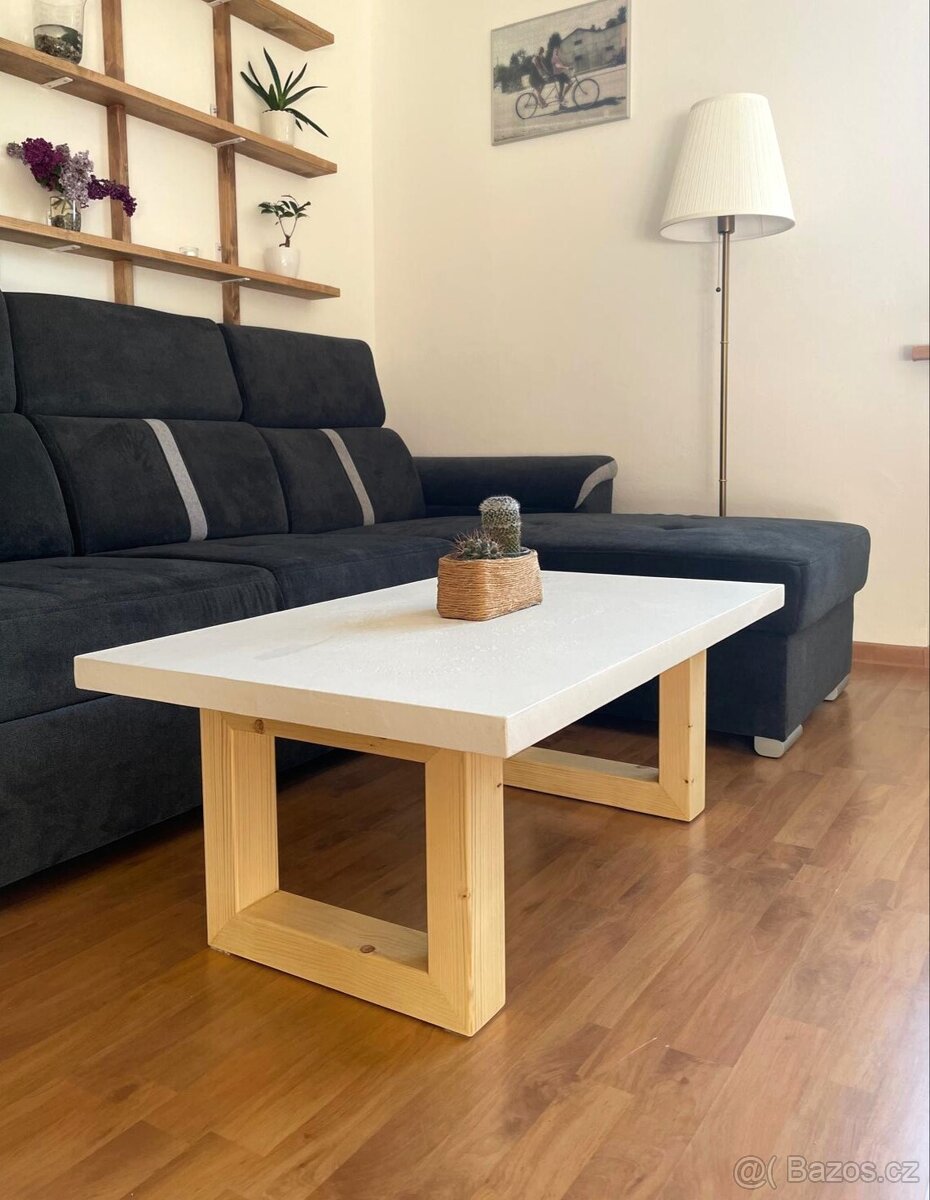 Designový konferenční stůl z microcementu - 2