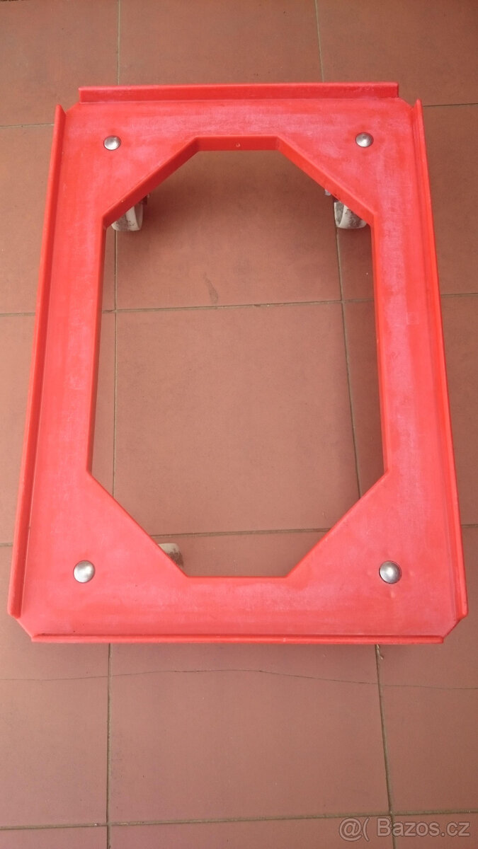 Plastový vozík na přepravky ( 40 x 60 cm ) - 2