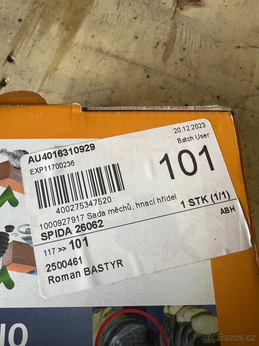 Škoda octavia 1 sada měchů - 2