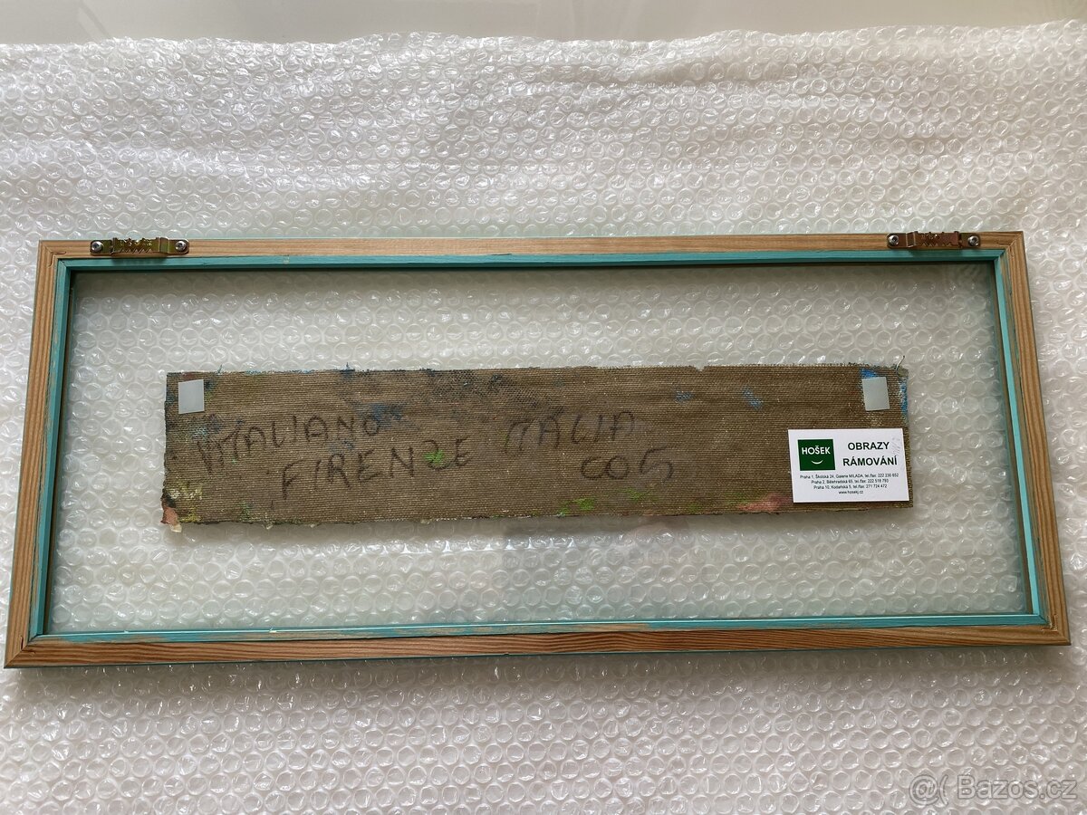 Ručně malovaný obraz Florencie Itálie - 2