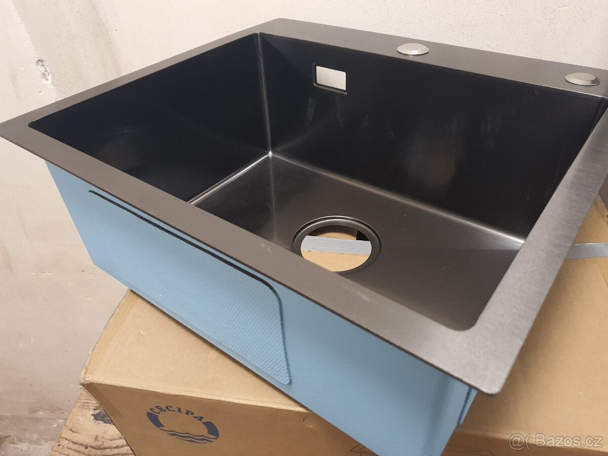 NOVÝ silný hluboký kuchyňský dřez + DÁVKOVAČ - 2