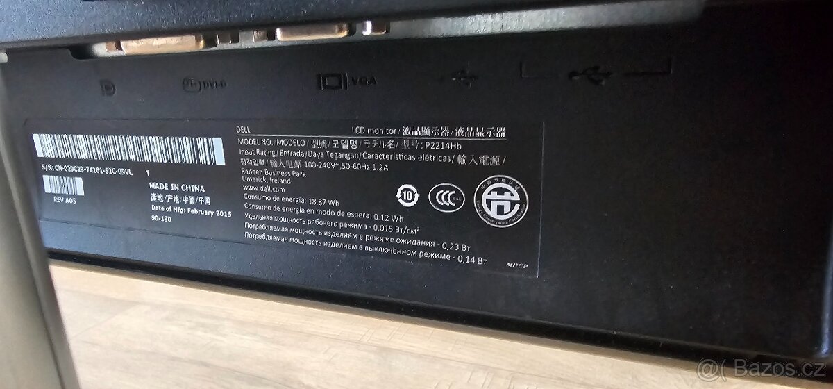 Monitor Dell P2214Hb 21.5" - 2