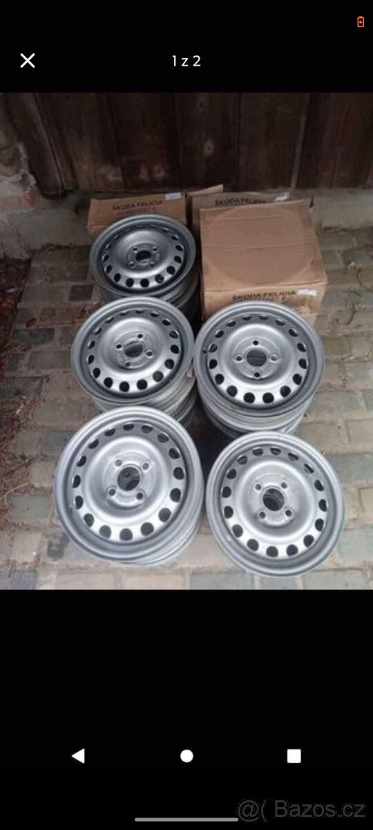 Plechové disky Felicia r13 - 2