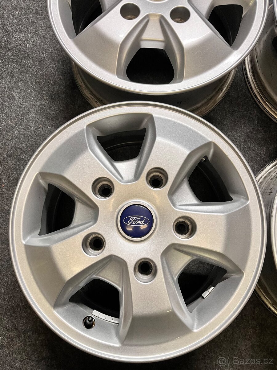 Transit Ford originál alu disky - TOP STAV - senzory - 2