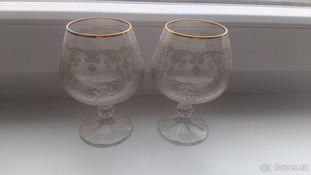 Retro skleničky na víno - 2
