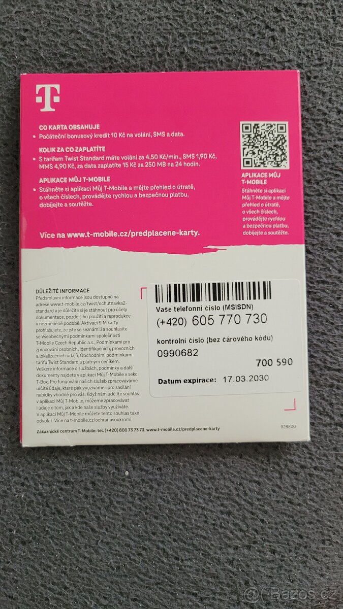 Prodam T.Mobile sim - 2