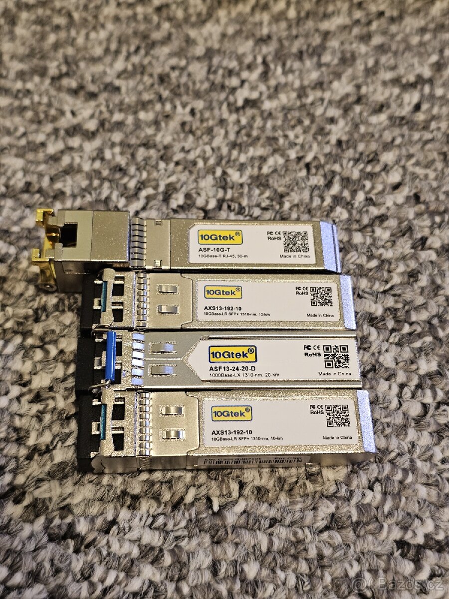 5gh WiFi bridge a optické SFP moduly - 2