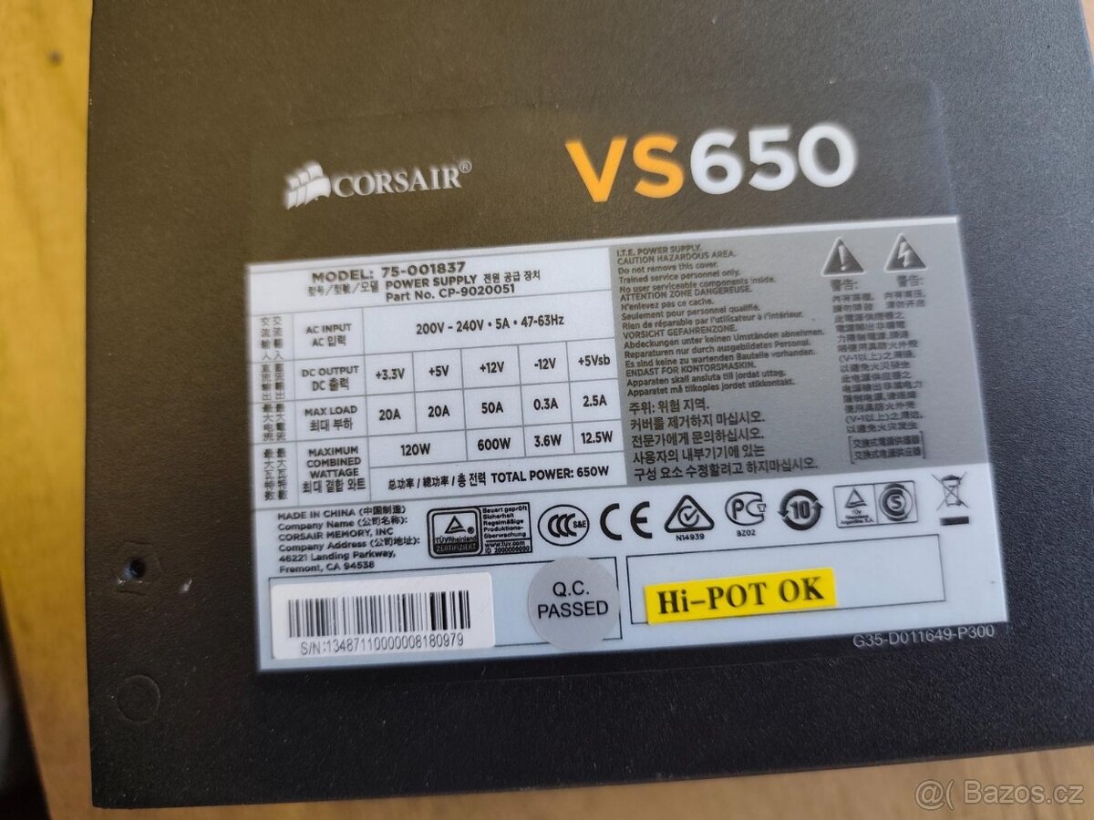 Corsair VS 650 - 2