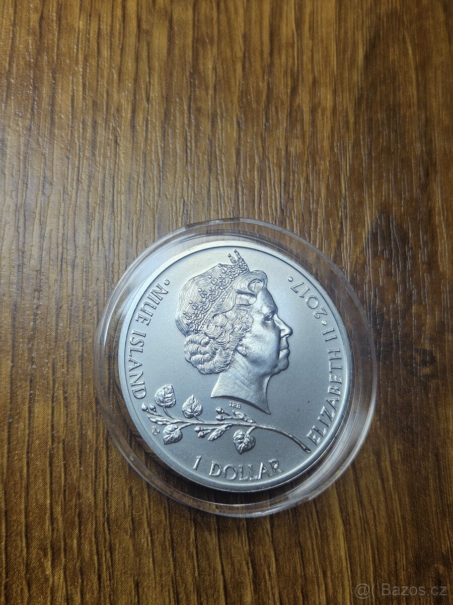 Mince Český Lev 2017 1oz - 2