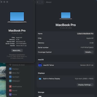 MacBook M1 Pro, 8/256 - 2