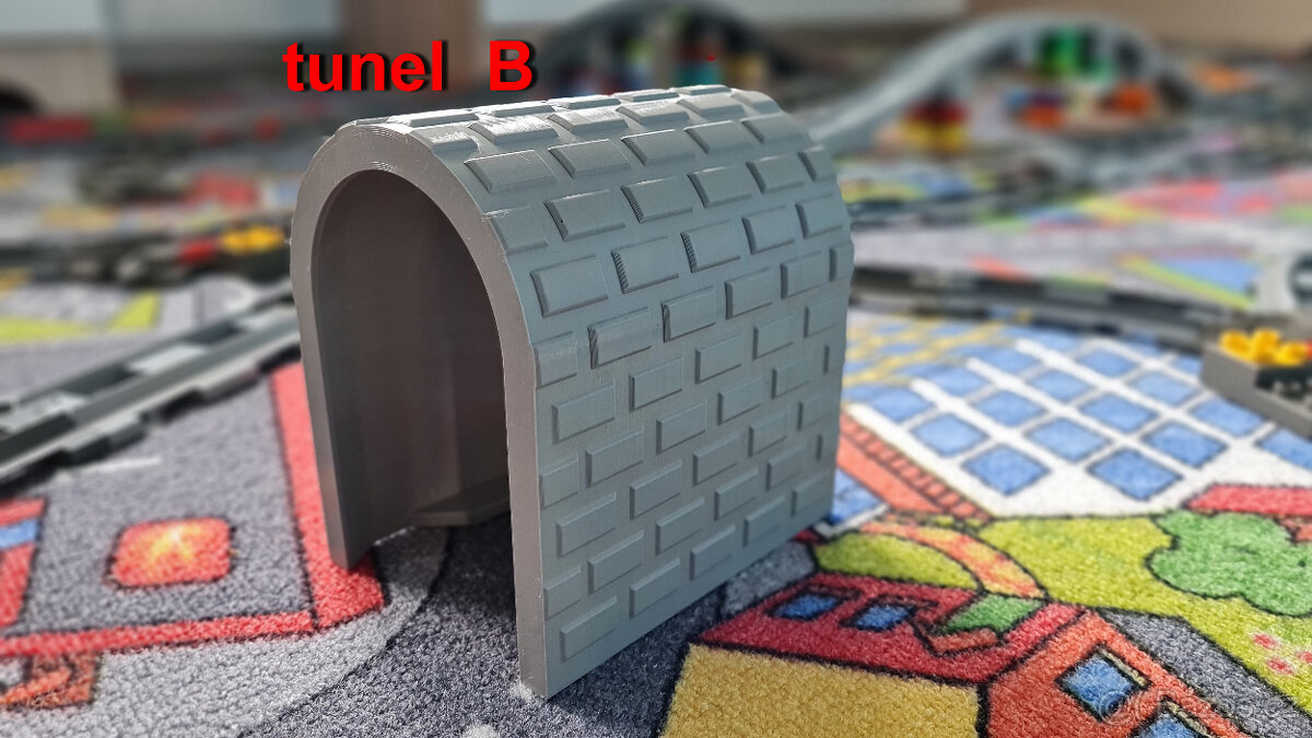 Duplo vlak, kolej - tunel - 2