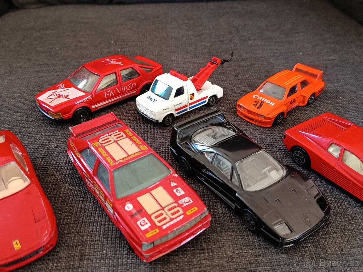 BBURAGO FERRARI, AUDI + CORGI SAAB, BMW A TRANSIT - 2