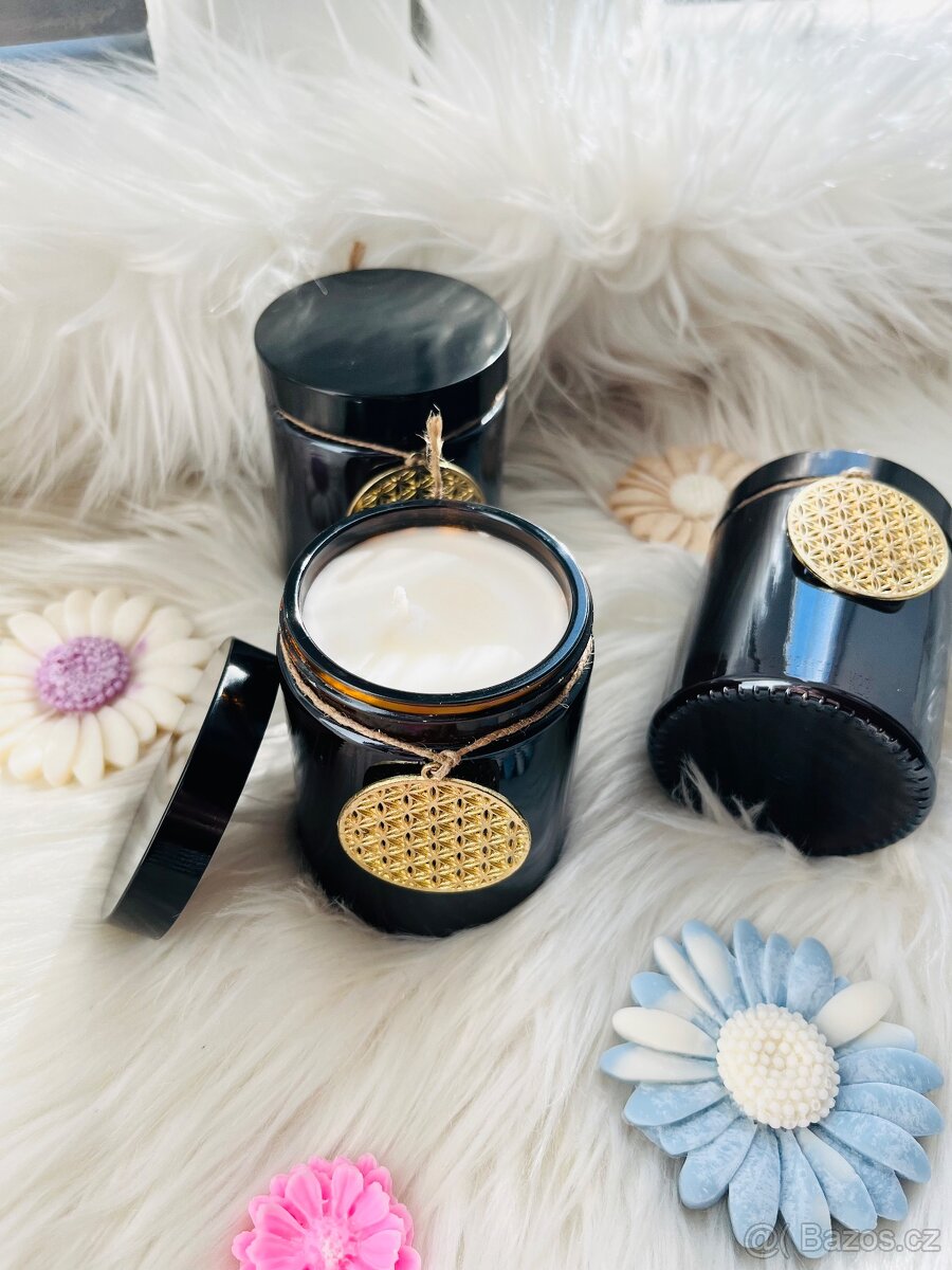 Sójové svíčky, home made - 2