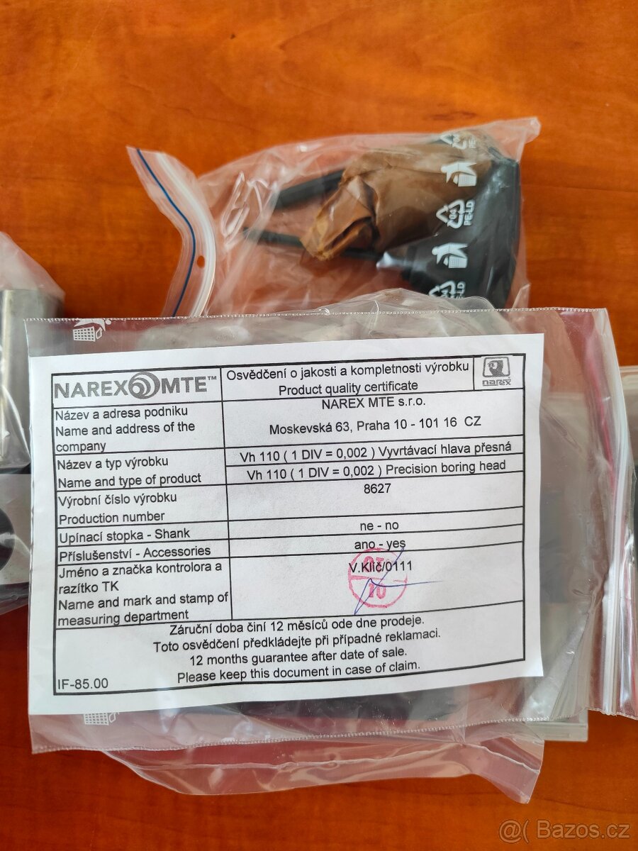 Vh 110 - přesná vyvrtávací hlava NAREX - 2