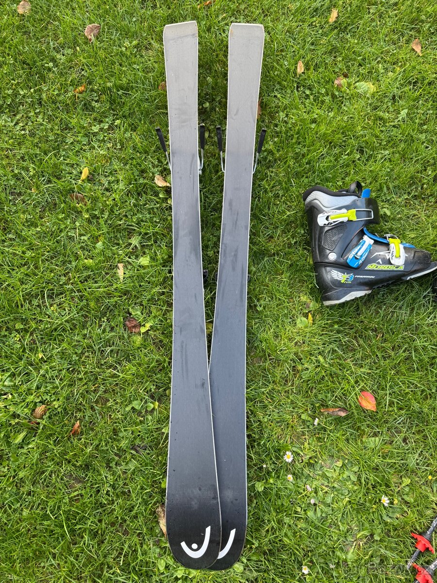 Lyžařské vybavení komplet ,130 cm ,boty 275 mm - 2