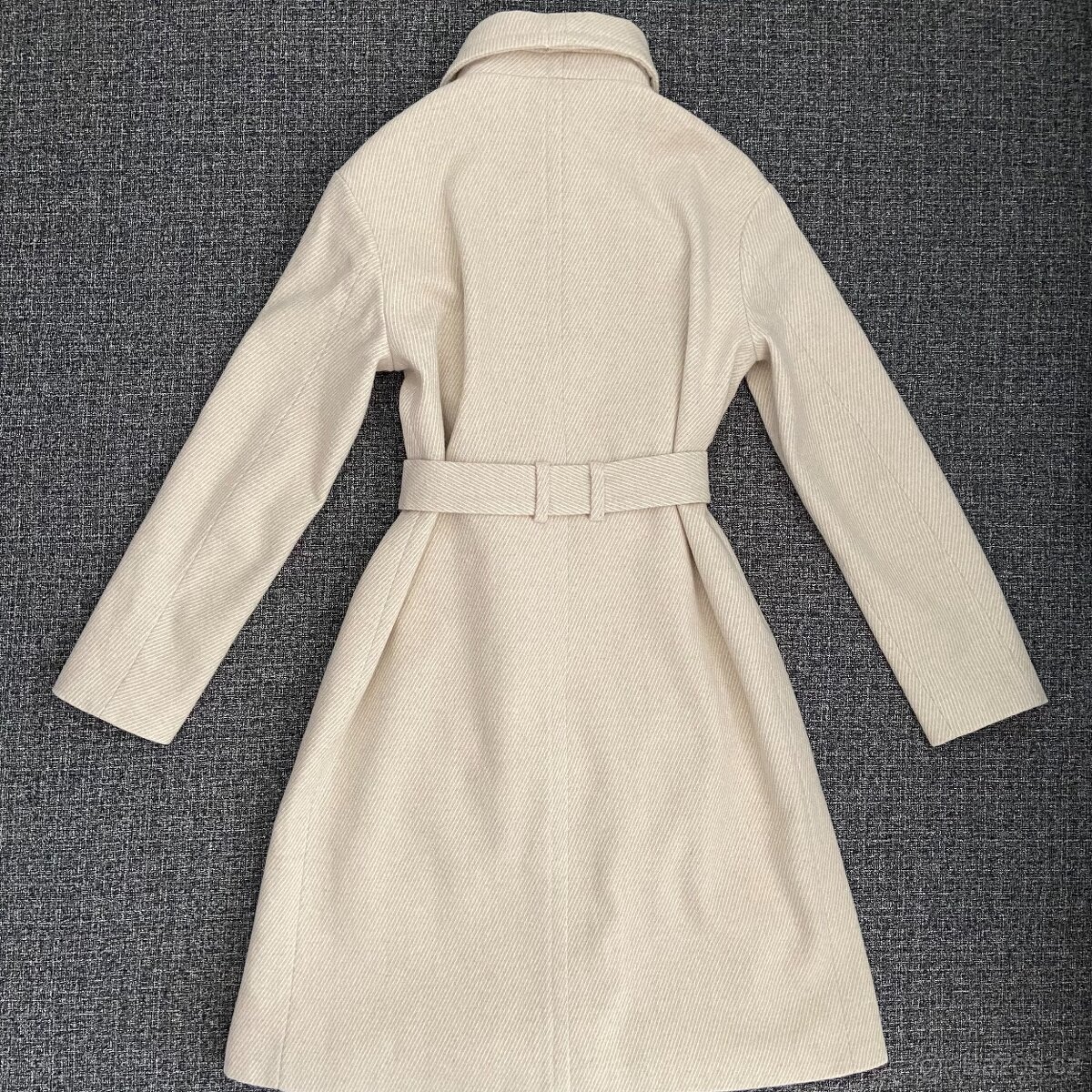 Dámský vlněný zavinovací kabát Mango vel. S/36 - 2