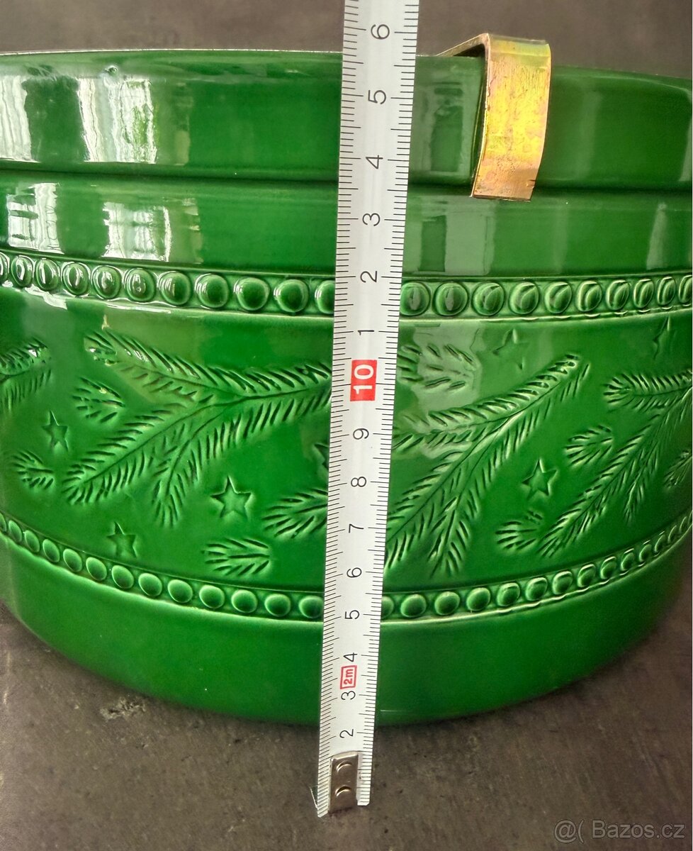 Krásný keramický stojan na vánoční stromek - 2