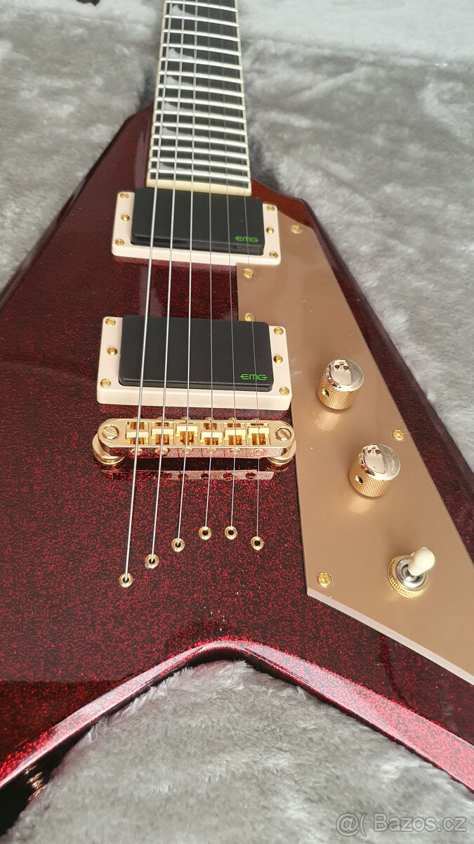 Zánovní kytara ESP LTD KH-V Kirk Hammet signature - 2