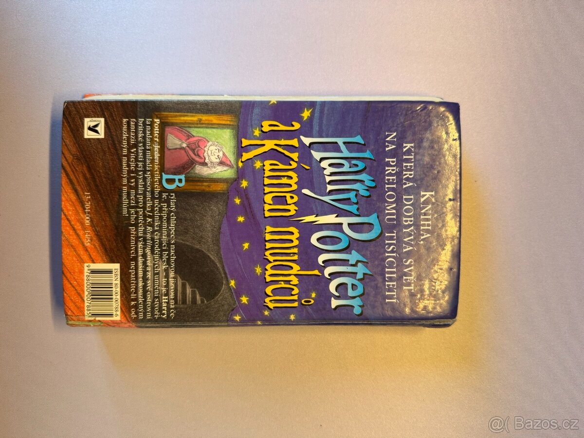 Harry Potter a Kámen mudrců, první české vydání 2000 - 2