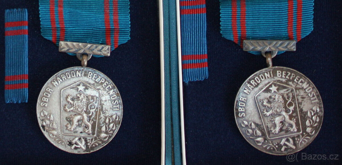 VB, vyznamenání Za službu v SNB Sbor národní bezpečnosti - 2