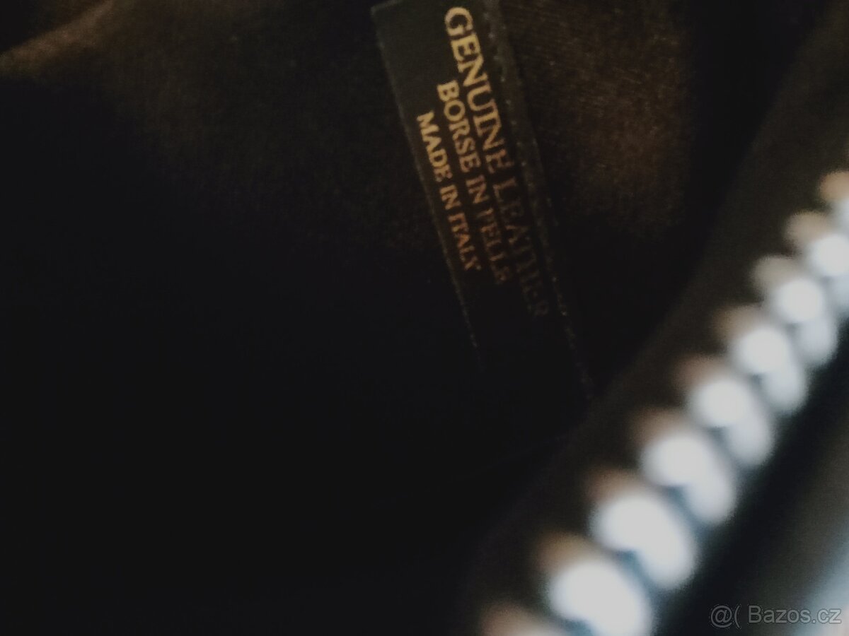 Italská kožená kabelka - 2